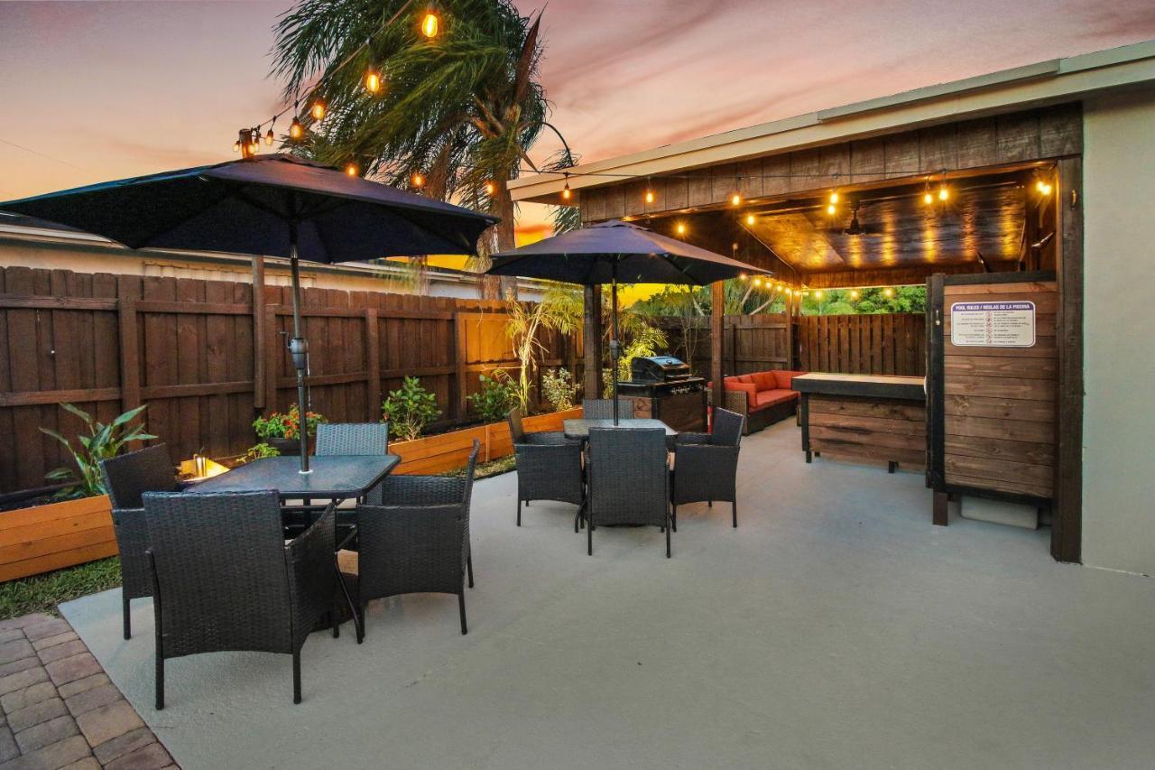 Private Heated Pool Oasis Pet-Friendly Retreat Short Or Long Stays Sleeps 2-8 Ppl Pompano Beach Exterior photo