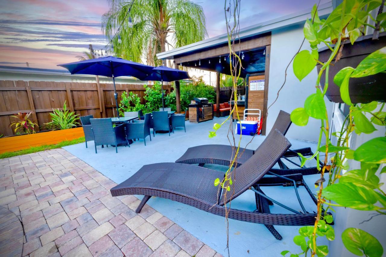 Private Heated Pool Oasis Pet-Friendly Retreat Short Or Long Stays Sleeps 2-8 Ppl Pompano Beach Exterior photo