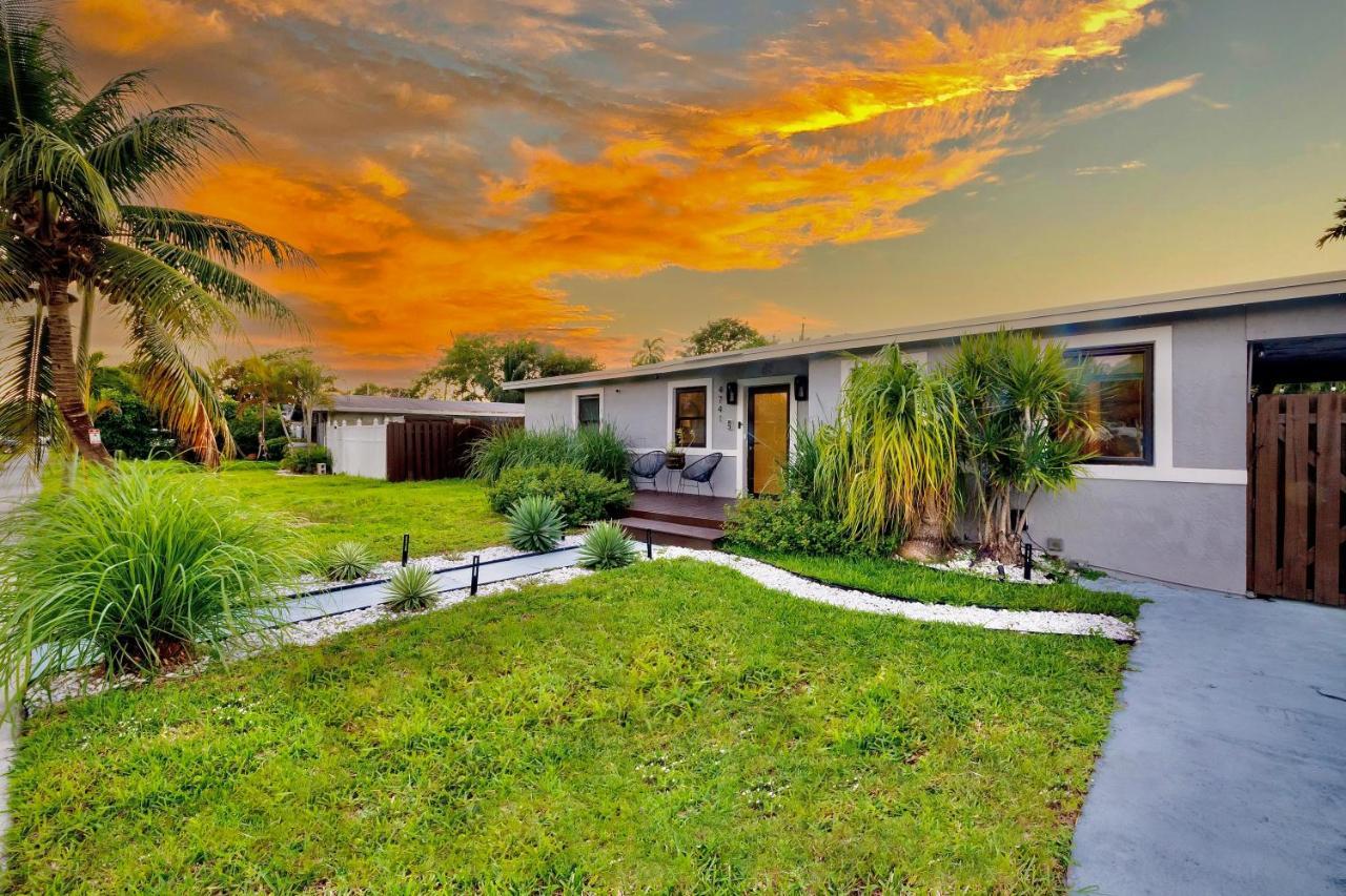 Private Heated Pool Oasis Pet-Friendly Retreat Short Or Long Stays Sleeps 2-8 Ppl Pompano Beach Exterior photo