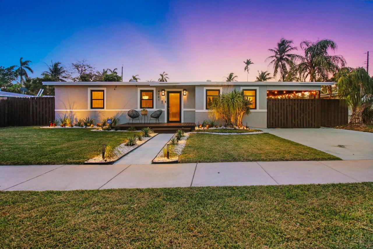 Private Heated Pool Oasis Pet-Friendly Retreat Short Or Long Stays Sleeps 2-8 Ppl Pompano Beach Exterior photo
